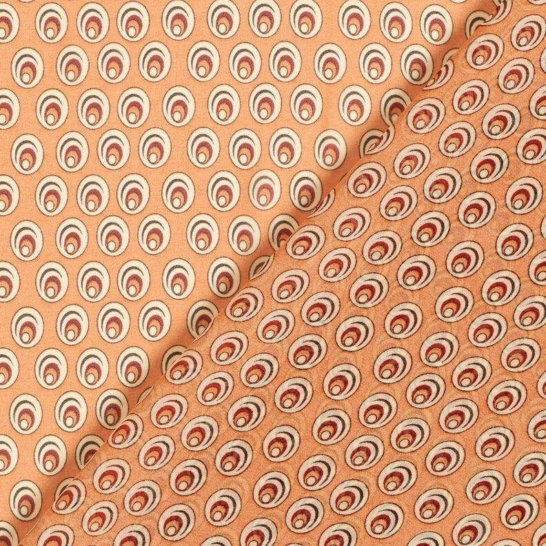 Chiffon Pfauenauge – apricot/terracotta,  image number 4
