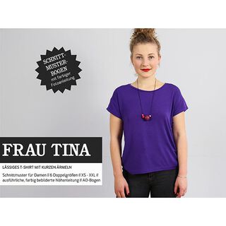 FRAU TINA Lässiges Basicshirt mit kurzen Ärmeln | Studio Schnittreif | XS-XXL, 