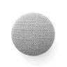 Bezogener Knopf, Leinen Medium – grau,  thumbnail number 1