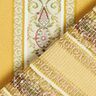 Möbelstoff Jacquard Biedermeier Streifen – creme/gelb,  thumbnail number 3