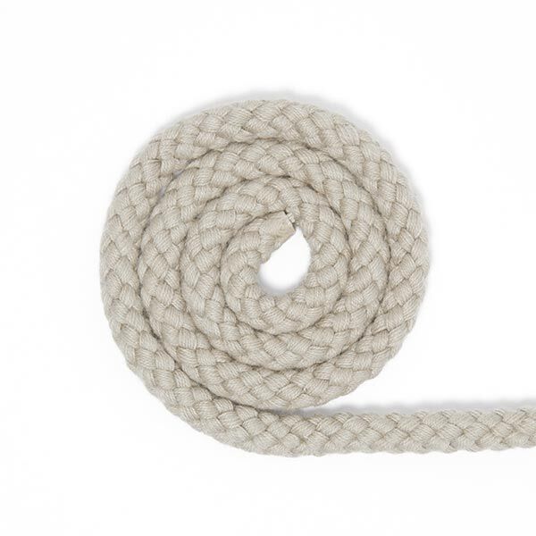 Baumwollkordel [Ø 8 mm] - beige,  image number 1