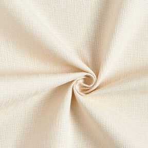 Dekostoff Jacquard dezente Rippen – creme, 