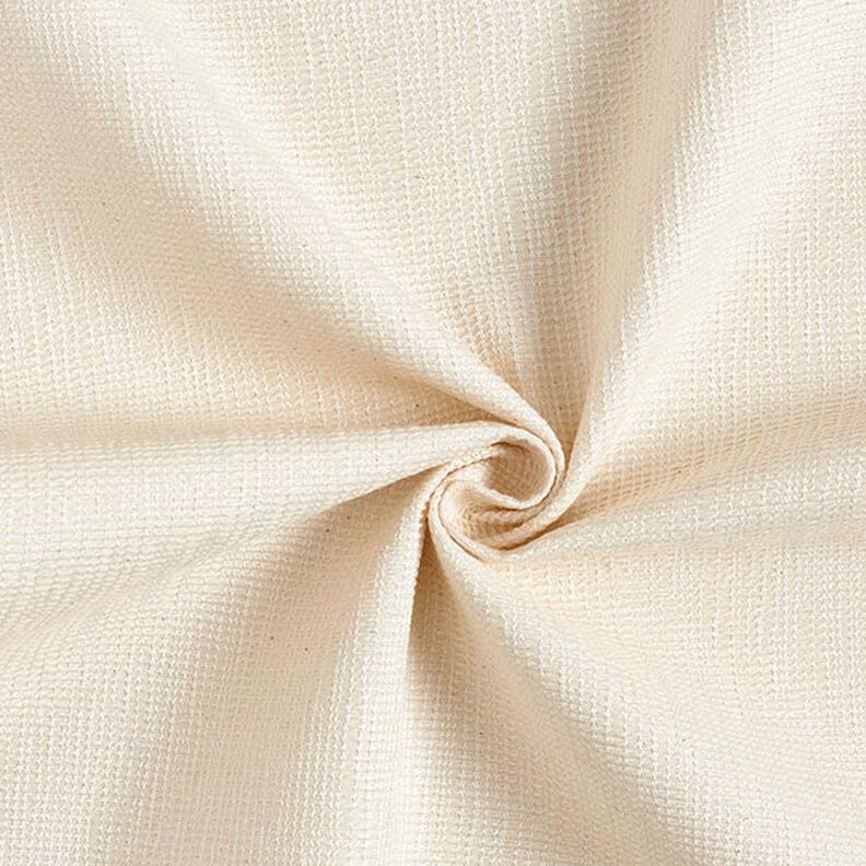 Dekostoff Jacquard dezente Rippen – creme,  image number 1