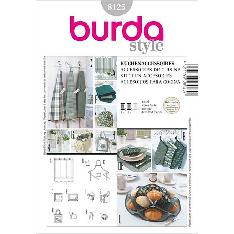 Küchenaccessoires | Burda 8125,  image number 1