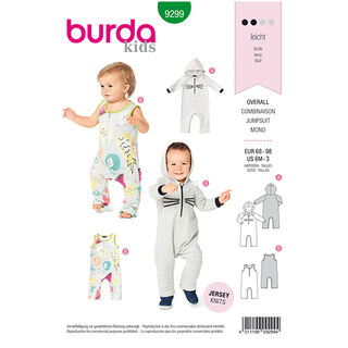 Overall | Burda 9299 | 68-98, 