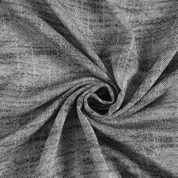 Baumwoll-Leinen-Mix Uni – schwarz | Reststück 50cm