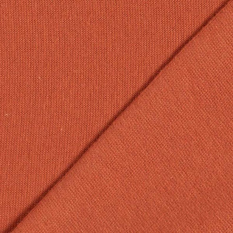 Bündchenstoff Uni – terracotta,  image number 5