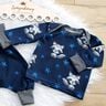 Baumwolljersey Waschbär mit Sternen | Glitzerpüppi – nachtblau/silber,  thumbnail number 5