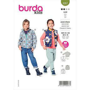 Jacke | Burda 9267 | 110-140, 