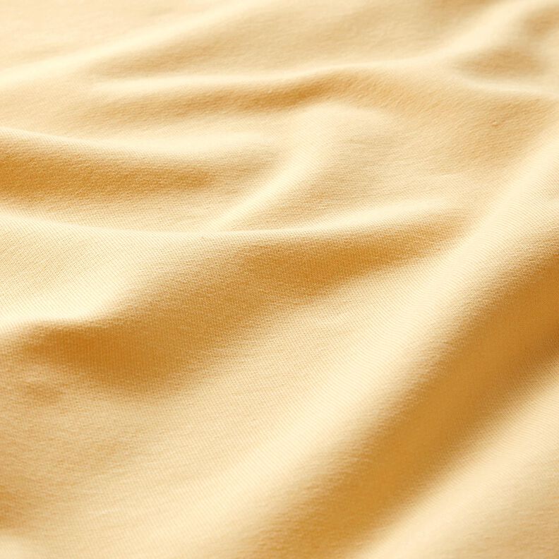 Leichter Baumwollsweat Uni – vanillegelb,  image number 4