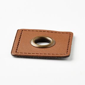 Ösenpatch [30 x 30 mm] – bronze/kupfer, 