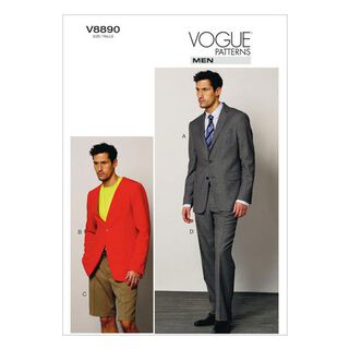 Anzug: Jacke / Shorts / Hose | Vogue V8890, 