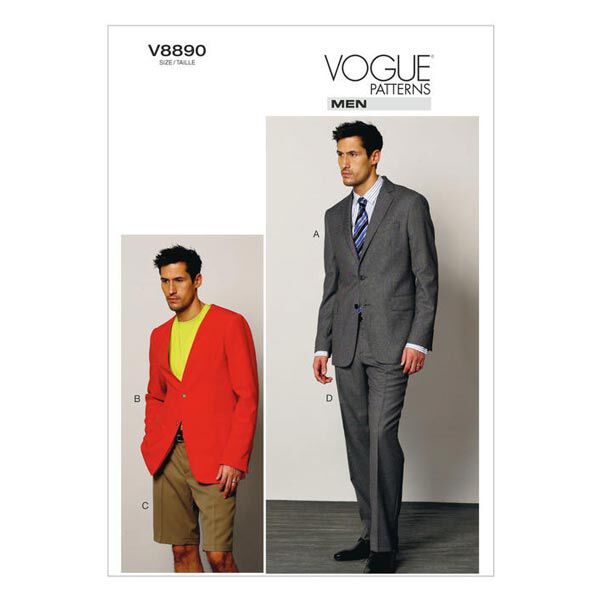 Anzug: Jacke / Shorts / Hose | Vogue V8890,  image number 1