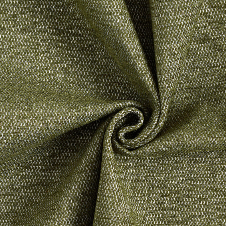 Polsterstoff Chenille Melange – dunkeloliv/silbergrau, image number 1