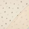 GOTS Musselin/ Doppel-Krinkel Gewebe romantische Blümchen  | Poppy Fabrics – hellbeige/zimt,  thumbnail number 4
