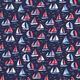 Baumwolljersey Segelboote – marineblau,  thumbnail number 1