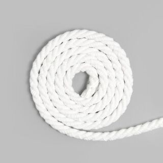 Baumwollkordel [Ø 5 mm] - weiss, 