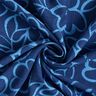 Viskose-Crêpe abstrakte Blumen – marineblau/königsblau,  thumbnail number 3