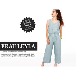 FRAU LEYLA Jumpsuit mit Knopfleiste im Rückenteil | Studio Schnittreif | XS-XXL, 