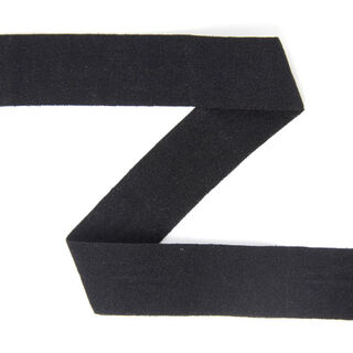 Elastisches Einfassband (Falzgummi), matt - schwarz, 