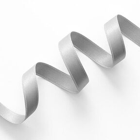 Satinband Recycling  – dunkelgrau, 