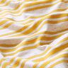 Viskosejersey unregelmäßige Glitzerstreifen – wollweiss/sonnengelb,  thumbnail number 2