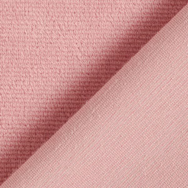Jersey Cordsamt Querrips – rosa | Reststück 100cm