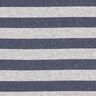 Jersey Glitzer Querstreifen – hellgrau/marineblau,  thumbnail number 1