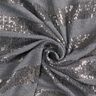 Strickstoff Glitzerpailletten Querstreifen – grau,  thumbnail number 3