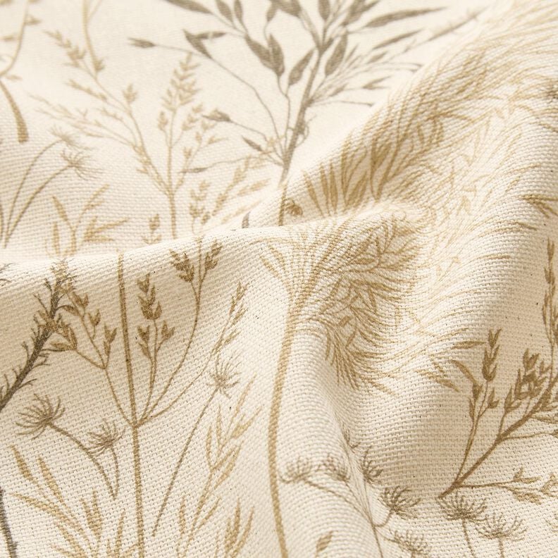 Halbpanama zarte Gr&auml;ser &ndash; natur/beige,  image number 4