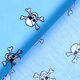 Baumwollpopeline Piraten – hellblau,  thumbnail number 5