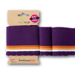 GOTS Bio Strickbündchen CUFF ME WAVE [140 cm | 8 cm] | Albstoffe | Hamburger Liebe, 