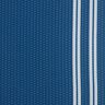 French Terry Sommersweat Bordürenstoff Einmal Polizei sein – jeansblau/silbergrau,  thumbnail number 1