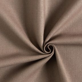 Reinleinen schwer Uni – dunkeltaupe, 