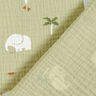 Musselin/ Doppel-Krinkel Gewebe Baby Elefanten – pistazie,  thumbnail number 4