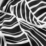 Viskosejersey abstrakte Blätter – schwarz/weiss,  thumbnail number 2