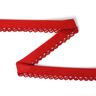 Schrägband mit Häkelborte 14 – rot,  thumbnail number 1