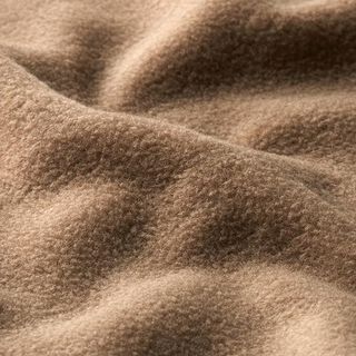 Premium Antipilling Fleece Stretch – hellbraun, 
