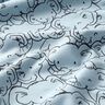 Baumwoll-Mix Jersey Elefantengewusel – silberblau,  thumbnail number 2
