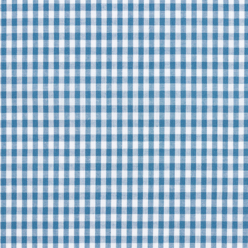 Baumwollstoff Vichykaro 0,5 cm – jeansblau/weiss,  image number 1