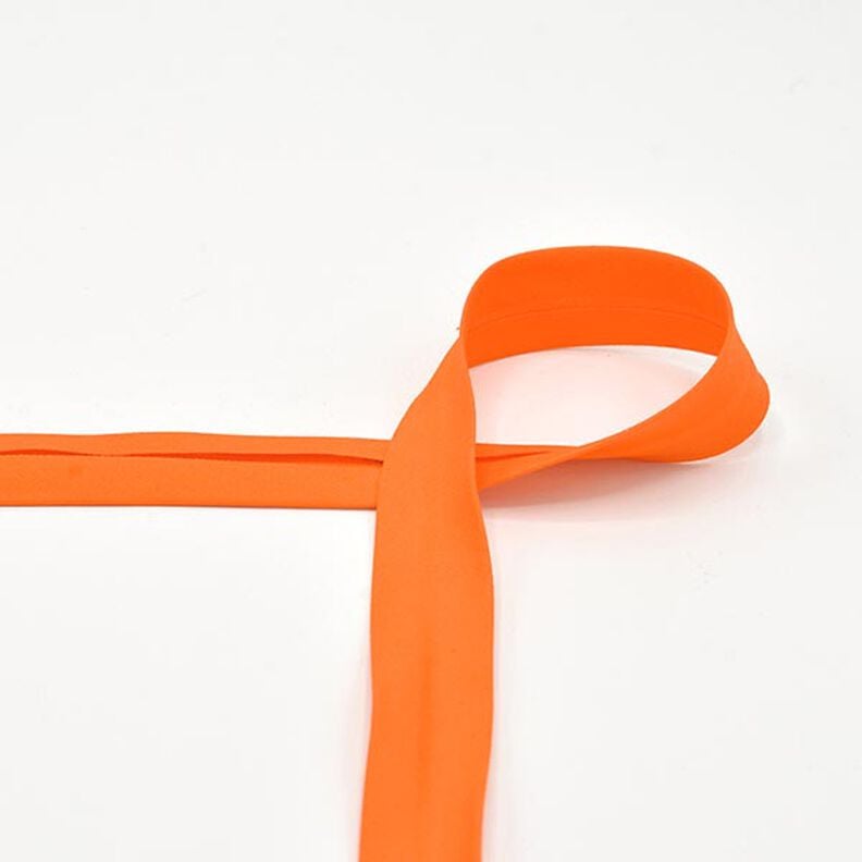Baumwoll-Schrägband Popeline [20 mm] – orange,  image number 1