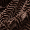 Kunstfell Fischgrat – mittelbraun,  thumbnail number 2