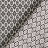 Stretch Jacquard Viskose-Mix edle Rauten – wollweiss/grau,  thumbnail number 4