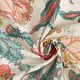 Dekostoff Canvas orientalisches Blütenmuster – wollweiss/rot,  thumbnail number 3