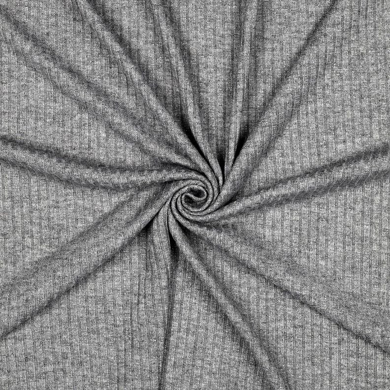 Rippenstrick Lurex – silbergrau/silber metallic, image number 1