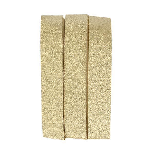 Aufbügelbares Schrägband Glitter [20 mm | 2 m] - gold,  image number 1