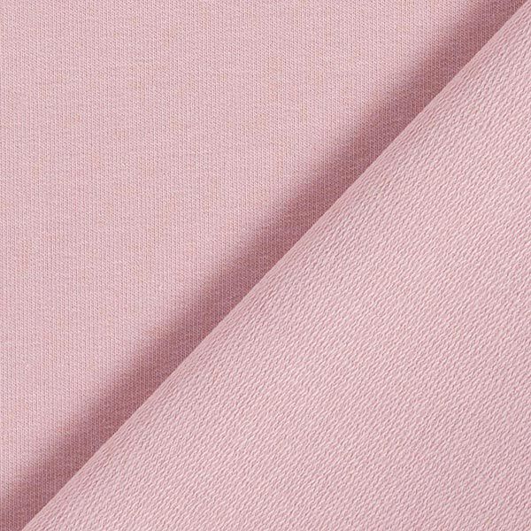 Leichter French Terry Uni – altrosa | Reststück 100cm