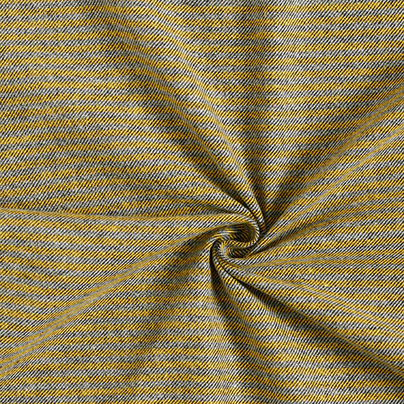 Hosenstoff Streifen – gelb/grau, image number 3