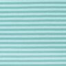 Baumwolljersey schmale Streifen – mint/hellblau,  thumbnail number 1