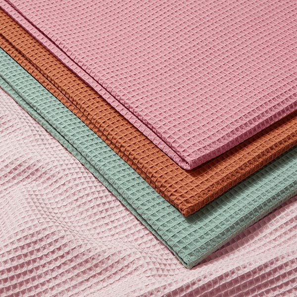 Waffelpiqué – rosa | Reststück 100cm